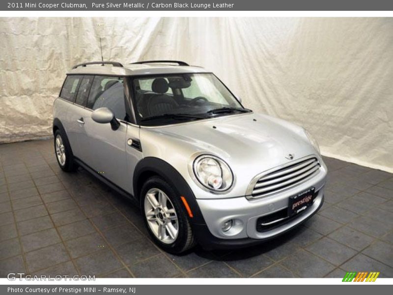 Pure Silver Metallic / Carbon Black Lounge Leather 2011 Mini Cooper Clubman
