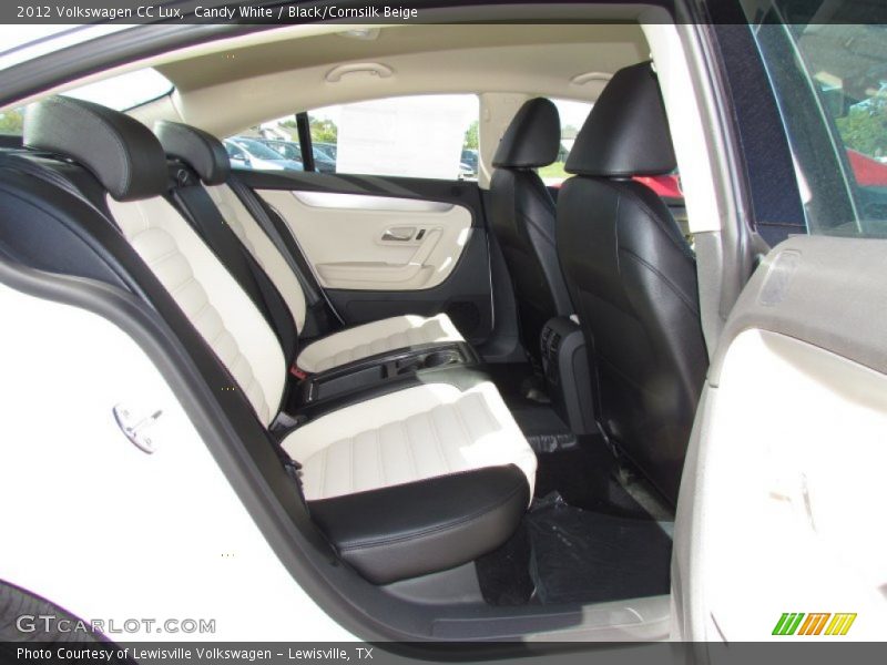 Candy White / Black/Cornsilk Beige 2012 Volkswagen CC Lux