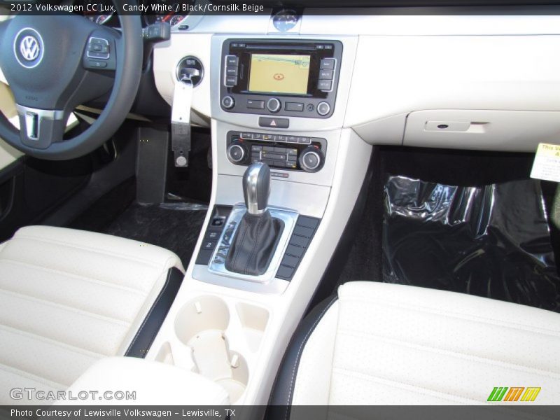 Candy White / Black/Cornsilk Beige 2012 Volkswagen CC Lux