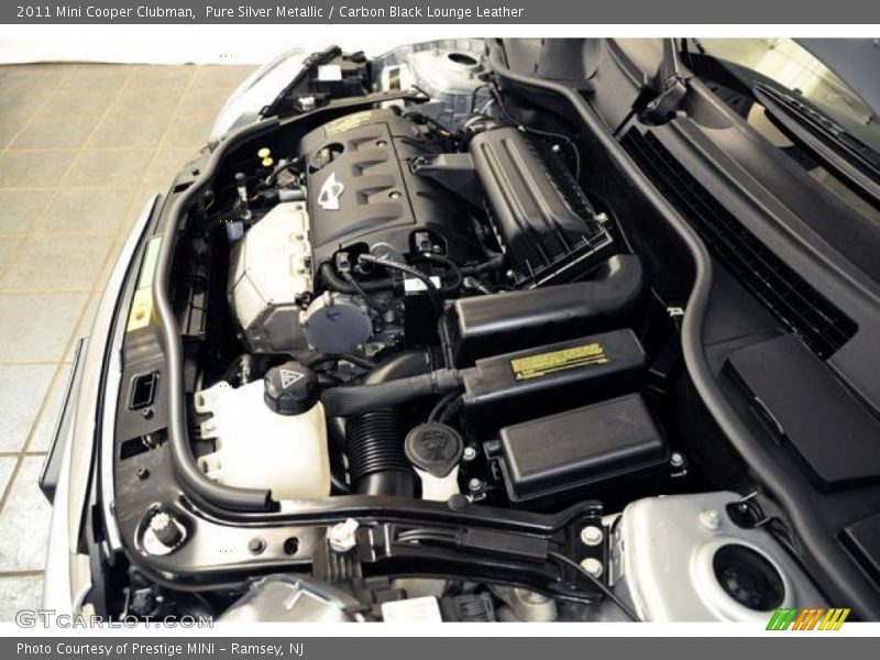 Pure Silver Metallic / Carbon Black Lounge Leather 2011 Mini Cooper Clubman