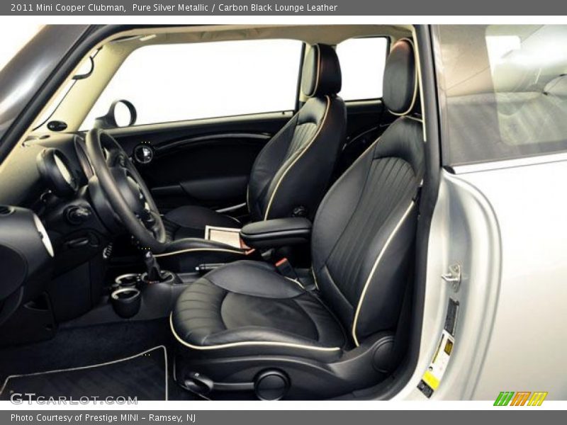 Pure Silver Metallic / Carbon Black Lounge Leather 2011 Mini Cooper Clubman
