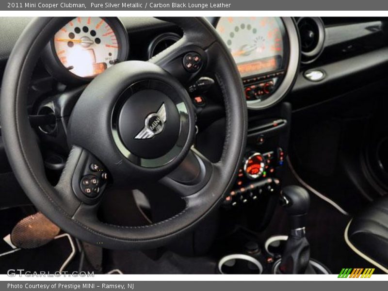 Pure Silver Metallic / Carbon Black Lounge Leather 2011 Mini Cooper Clubman