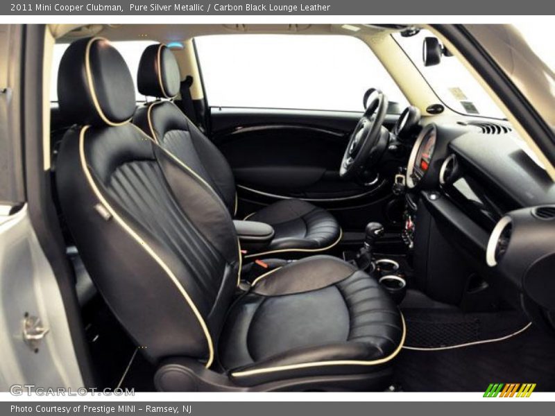 Pure Silver Metallic / Carbon Black Lounge Leather 2011 Mini Cooper Clubman