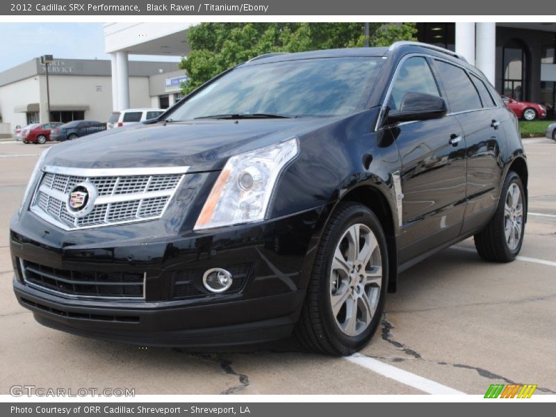 Black Raven / Titanium/Ebony 2012 Cadillac SRX Performance