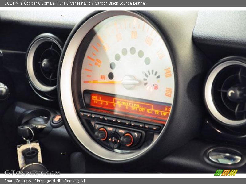 Pure Silver Metallic / Carbon Black Lounge Leather 2011 Mini Cooper Clubman