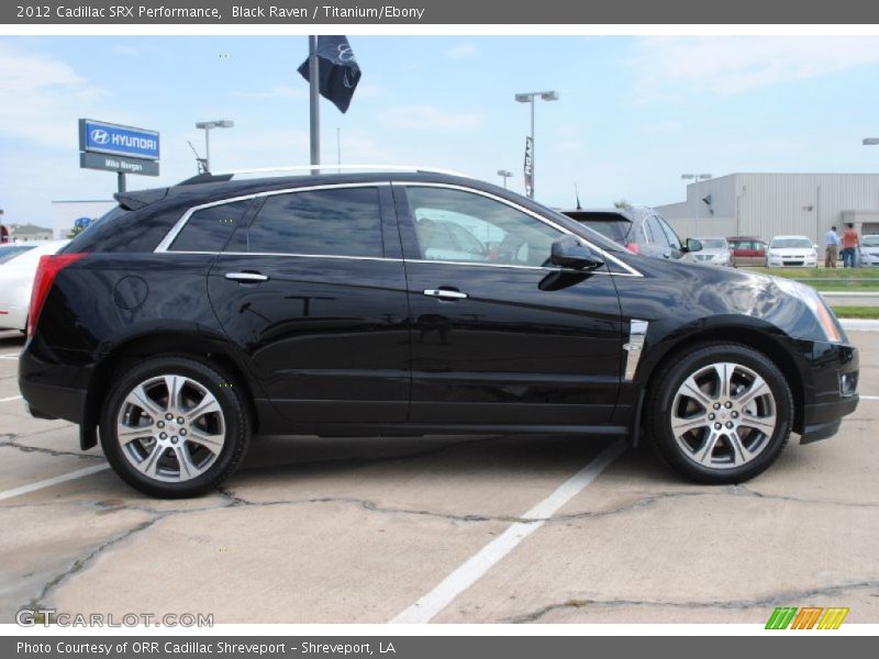 Black Raven / Titanium/Ebony 2012 Cadillac SRX Performance