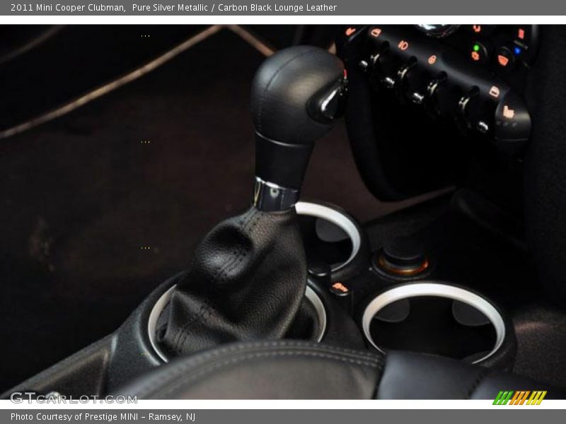 Pure Silver Metallic / Carbon Black Lounge Leather 2011 Mini Cooper Clubman