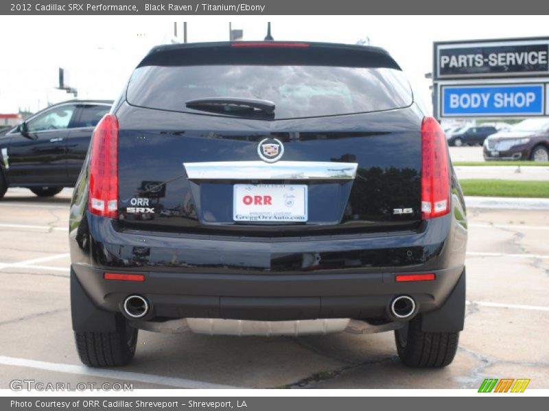 Black Raven / Titanium/Ebony 2012 Cadillac SRX Performance