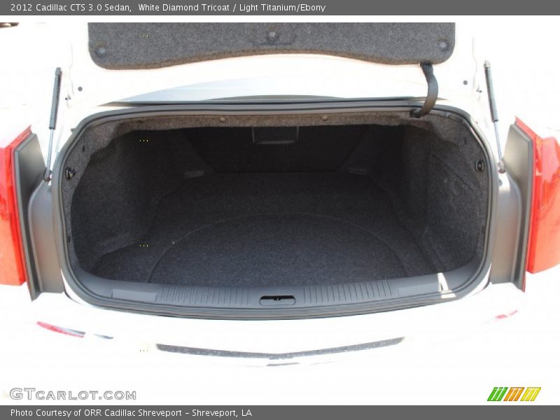 White Diamond Tricoat / Light Titanium/Ebony 2012 Cadillac CTS 3.0 Sedan