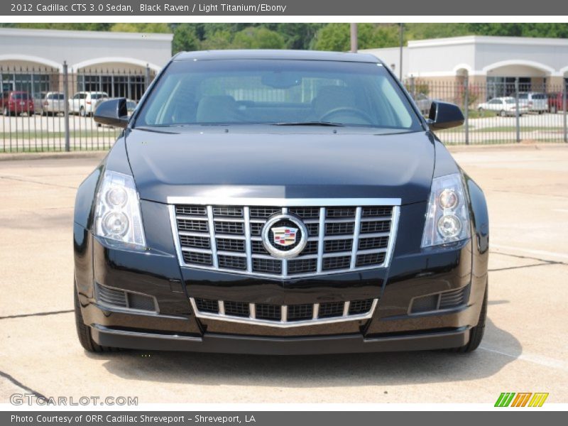 Black Raven / Light Titanium/Ebony 2012 Cadillac CTS 3.0 Sedan