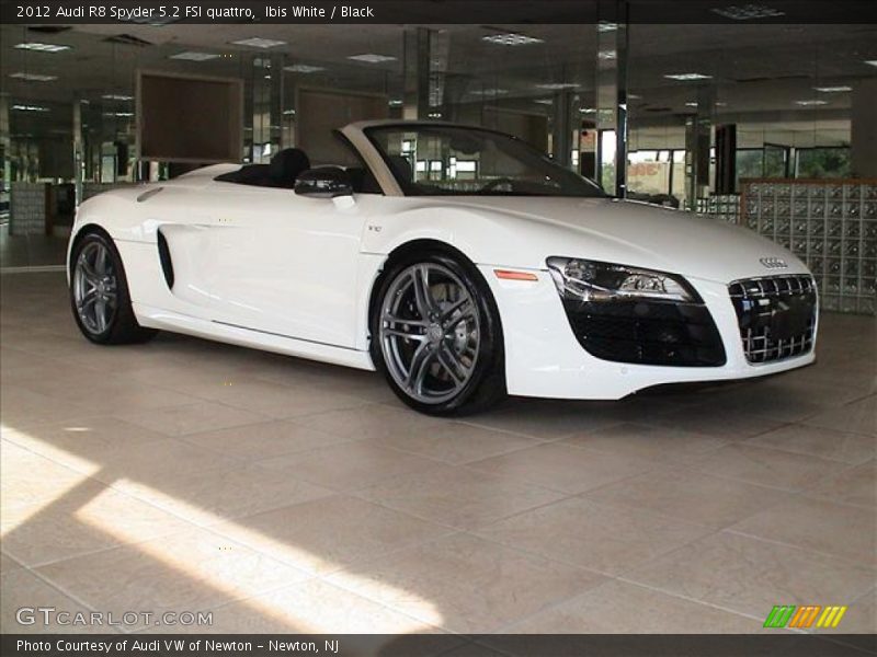  2012 R8 Spyder 5.2 FSI quattro Ibis White
