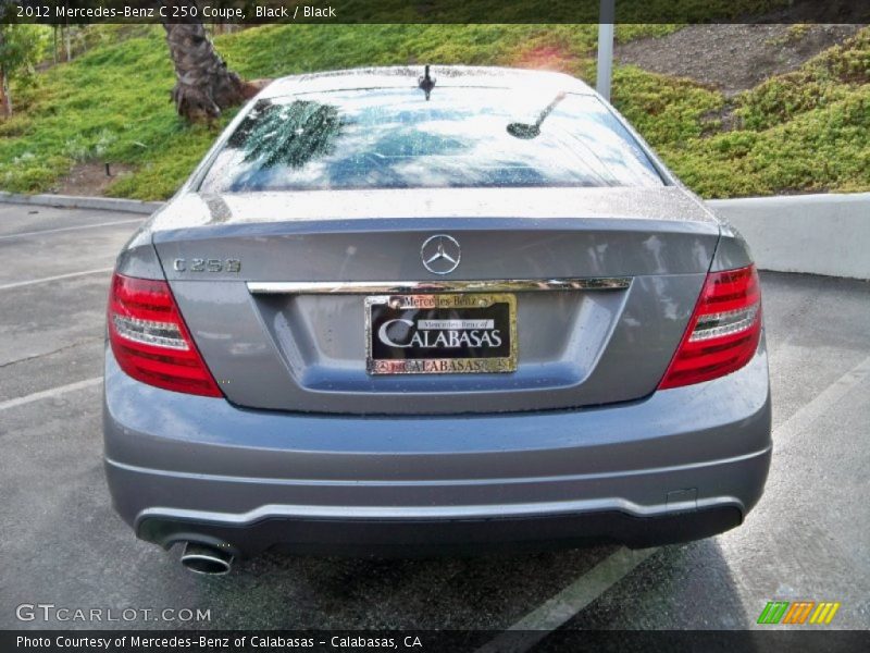 Black / Black 2012 Mercedes-Benz C 250 Coupe