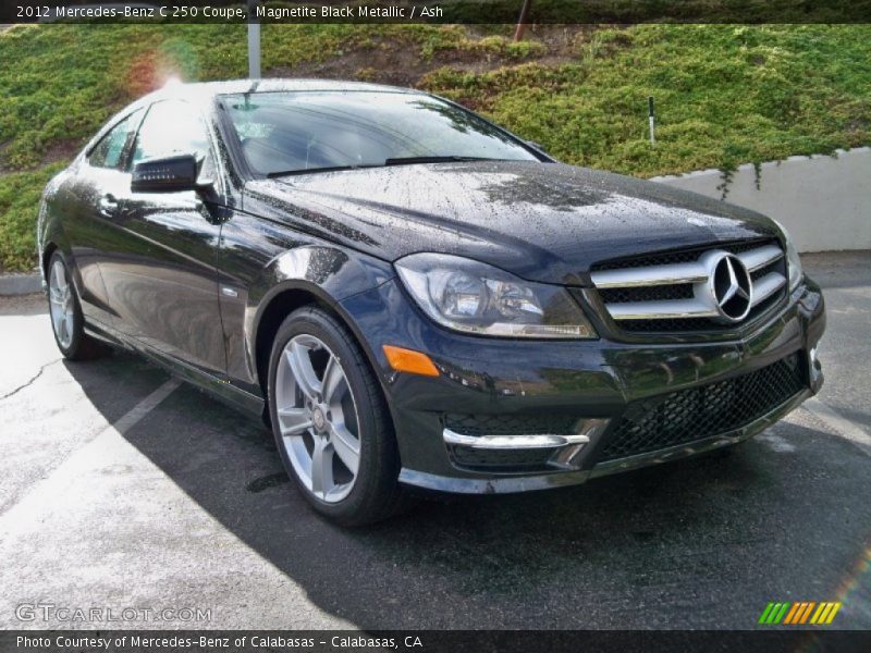 Magnetite Black Metallic / Ash 2012 Mercedes-Benz C 250 Coupe