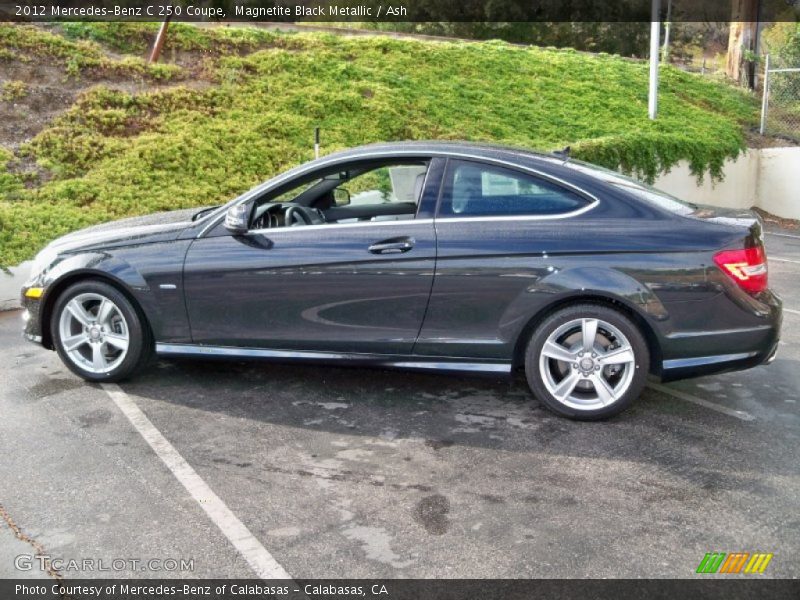 Magnetite Black Metallic / Ash 2012 Mercedes-Benz C 250 Coupe
