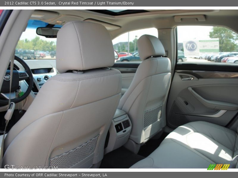 Crystal Red Tintcoat / Light Titanium/Ebony 2012 Cadillac CTS 3.0 Sedan