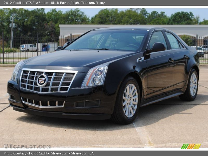 Front 3/4 View of 2012 CTS 3.0 Sedan