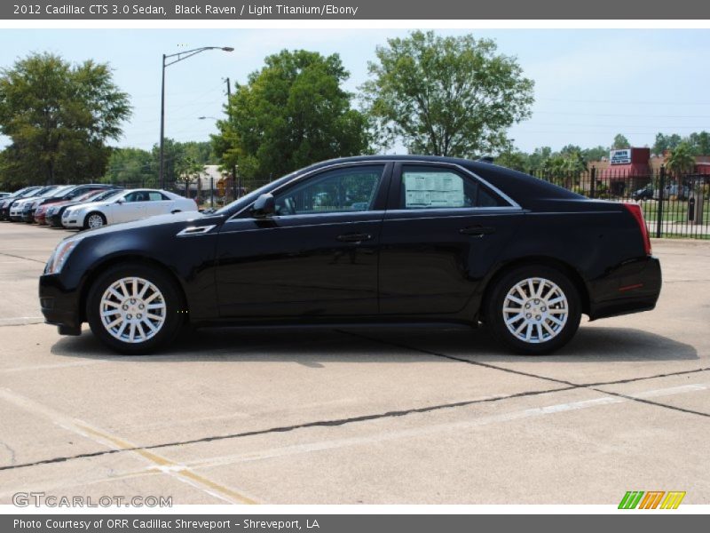 Black Raven / Light Titanium/Ebony 2012 Cadillac CTS 3.0 Sedan