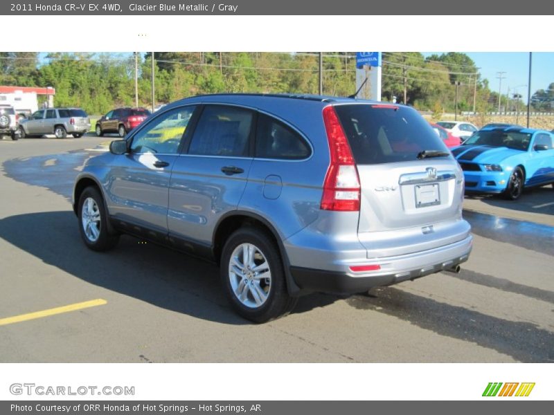 Glacier Blue Metallic / Gray 2011 Honda CR-V EX 4WD