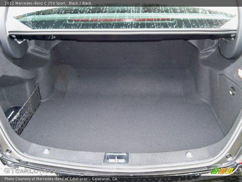 Black / Black 2012 Mercedes-Benz C 250 Sport