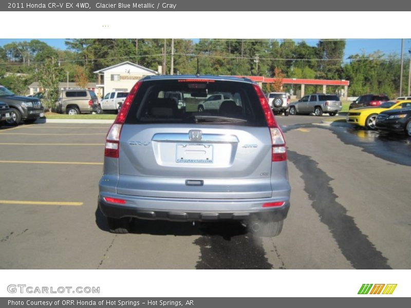 Glacier Blue Metallic / Gray 2011 Honda CR-V EX 4WD