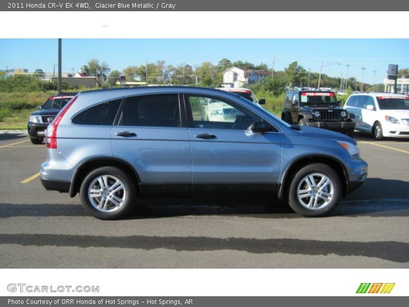 Glacier Blue Metallic / Gray 2011 Honda CR-V EX 4WD