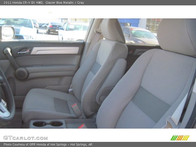 Glacier Blue Metallic / Gray 2011 Honda CR-V EX 4WD