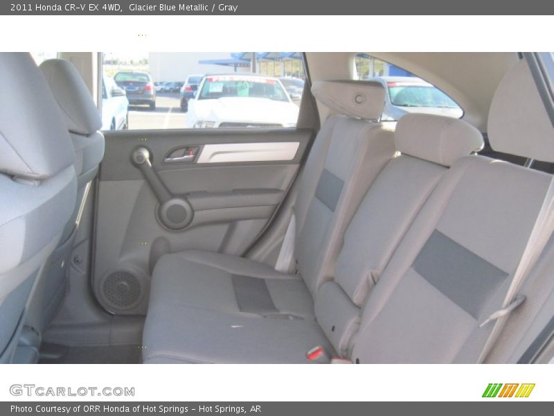Glacier Blue Metallic / Gray 2011 Honda CR-V EX 4WD