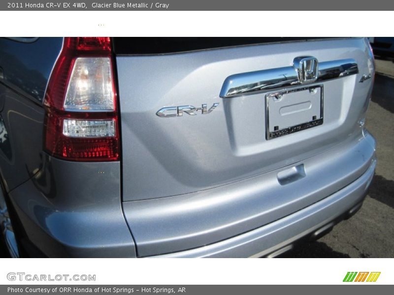 Glacier Blue Metallic / Gray 2011 Honda CR-V EX 4WD
