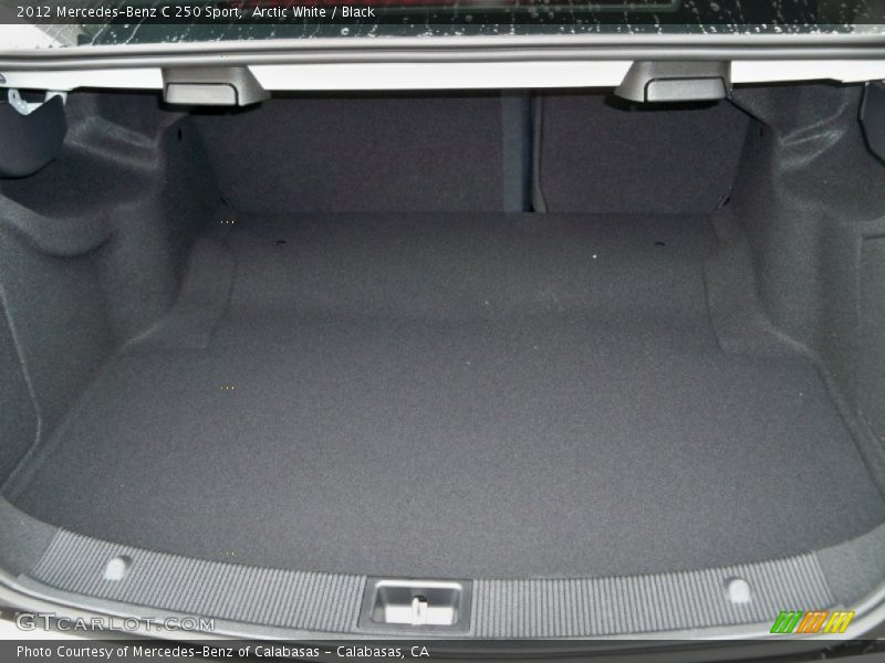 Arctic White / Black 2012 Mercedes-Benz C 250 Sport