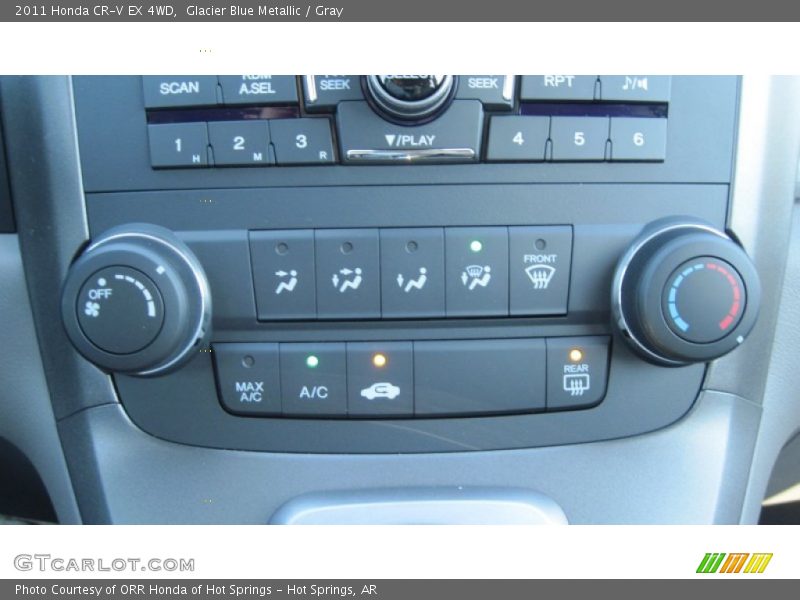 Controls of 2011 CR-V EX 4WD