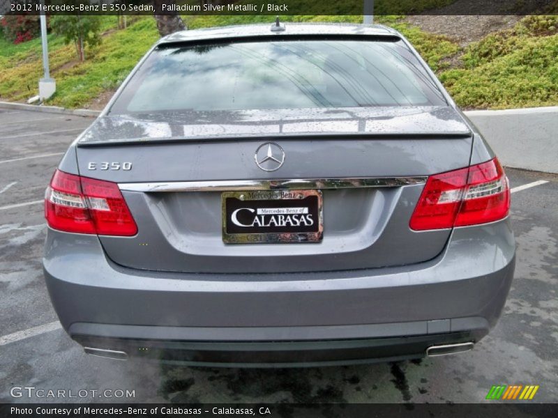 Palladium Silver Metallic / Black 2012 Mercedes-Benz E 350 Sedan