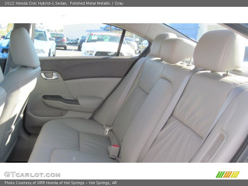 Polished Metal Metallic / Gray 2012 Honda Civic Hybrid-L Sedan