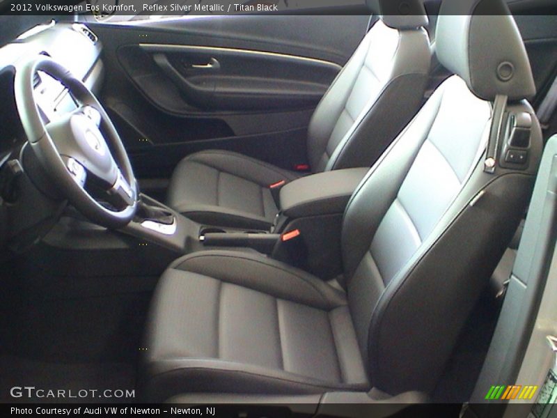 Reflex Silver Metallic / Titan Black 2012 Volkswagen Eos Komfort