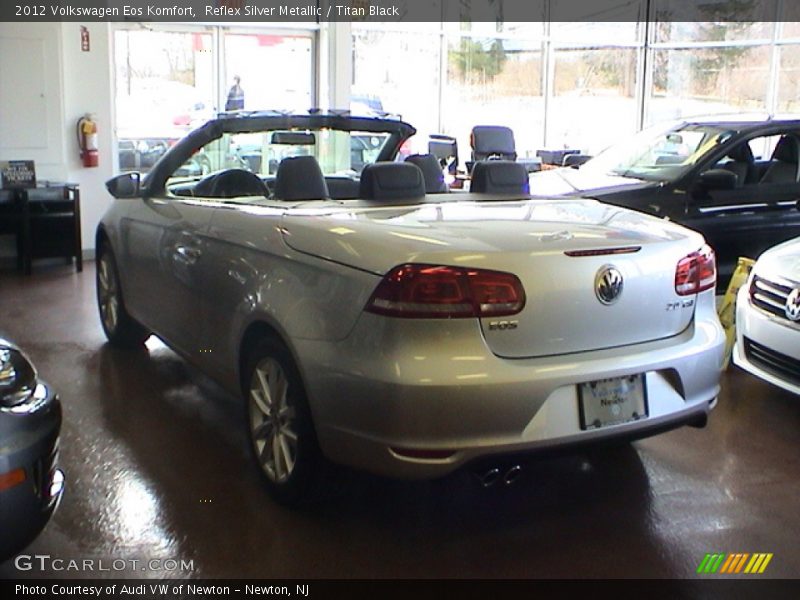 Reflex Silver Metallic / Titan Black 2012 Volkswagen Eos Komfort