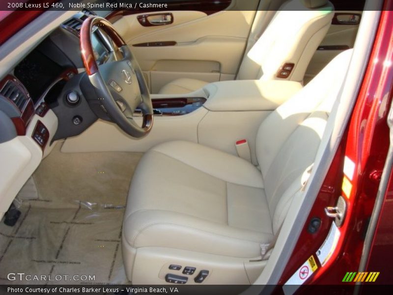 Noble Spinel Red Mica / Cashmere 2008 Lexus LS 460
