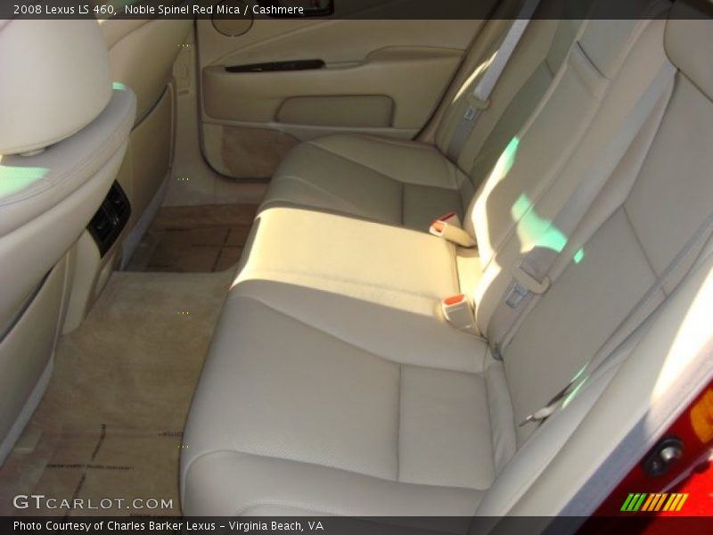 Noble Spinel Red Mica / Cashmere 2008 Lexus LS 460