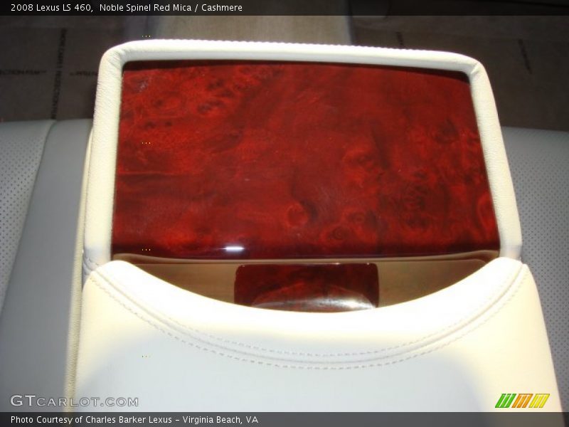 Noble Spinel Red Mica / Cashmere 2008 Lexus LS 460