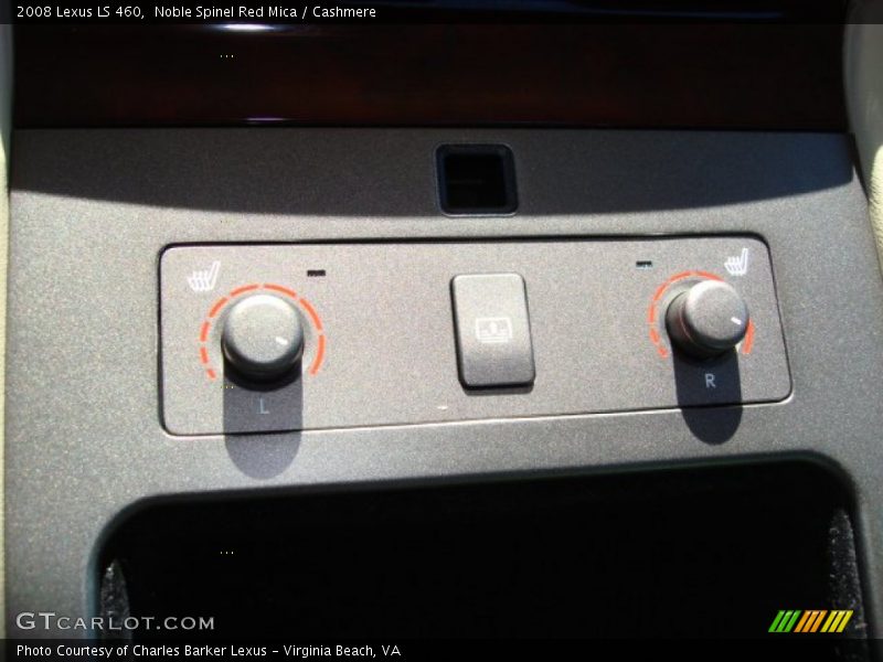 Noble Spinel Red Mica / Cashmere 2008 Lexus LS 460