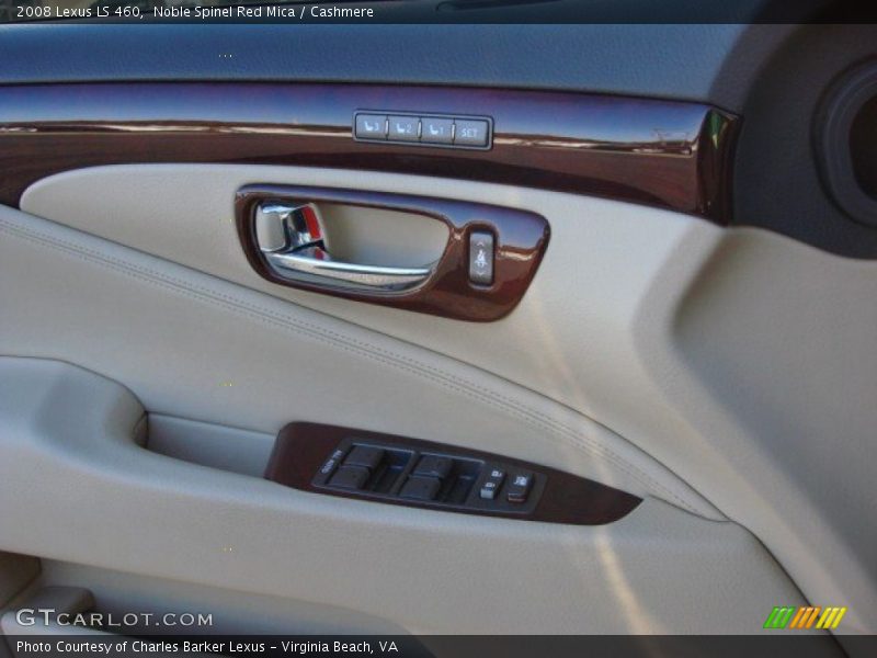 Noble Spinel Red Mica / Cashmere 2008 Lexus LS 460