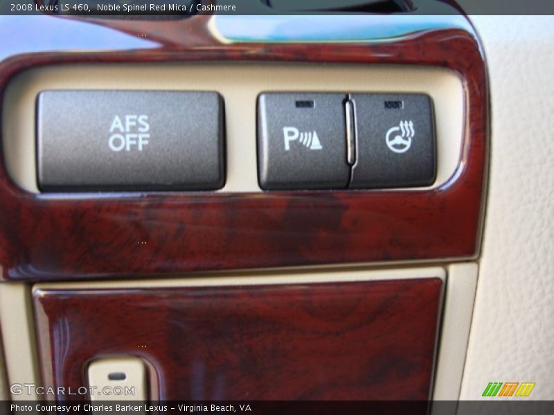 Noble Spinel Red Mica / Cashmere 2008 Lexus LS 460