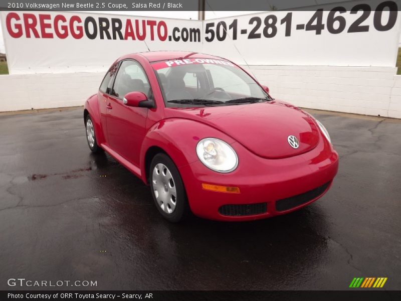 Salsa Red / Black 2010 Volkswagen New Beetle 2.5 Coupe