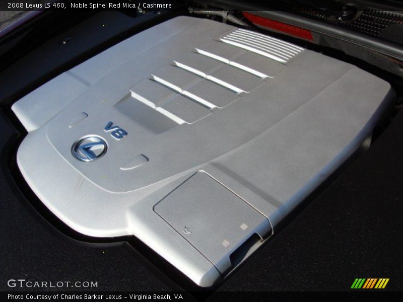 Noble Spinel Red Mica / Cashmere 2008 Lexus LS 460