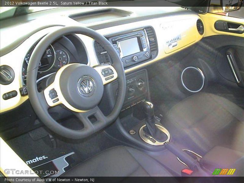 Saturn Yellow / Titan Black 2012 Volkswagen Beetle 2.5L