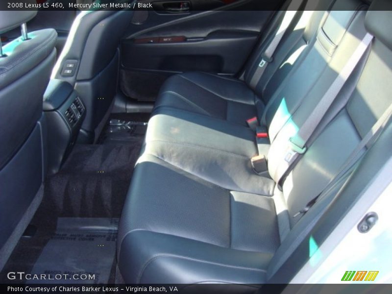 Mercury Silver Metallic / Black 2008 Lexus LS 460