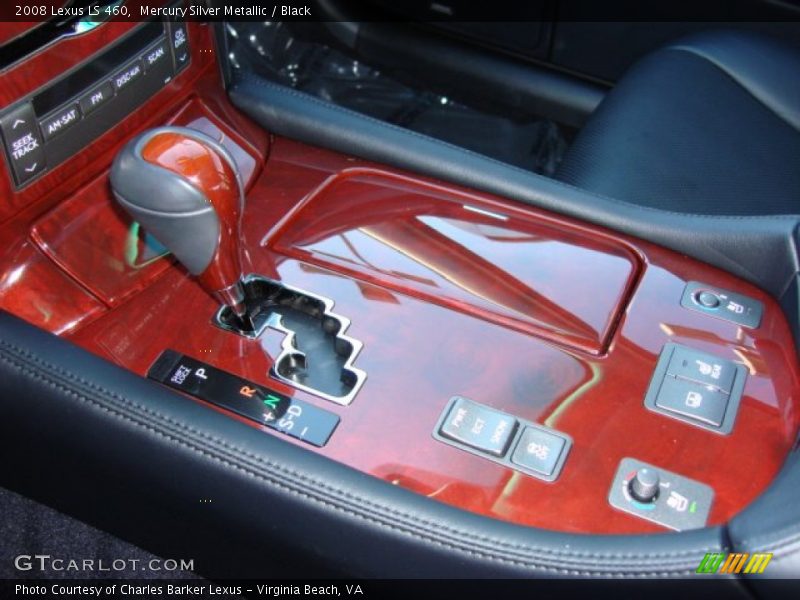 Mercury Silver Metallic / Black 2008 Lexus LS 460