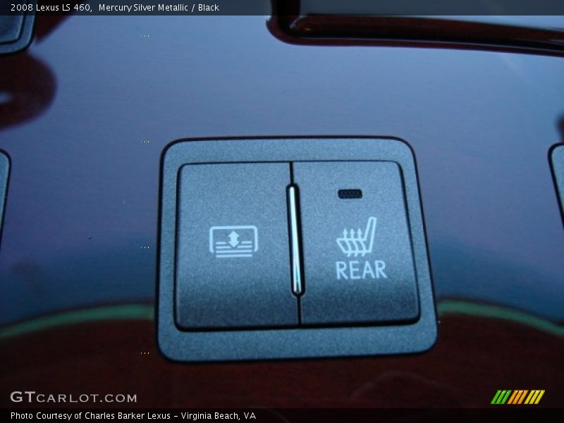 Mercury Silver Metallic / Black 2008 Lexus LS 460