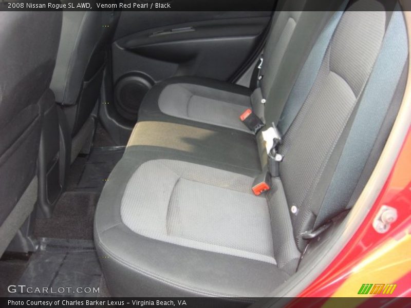 Venom Red Pearl / Black 2008 Nissan Rogue SL AWD
