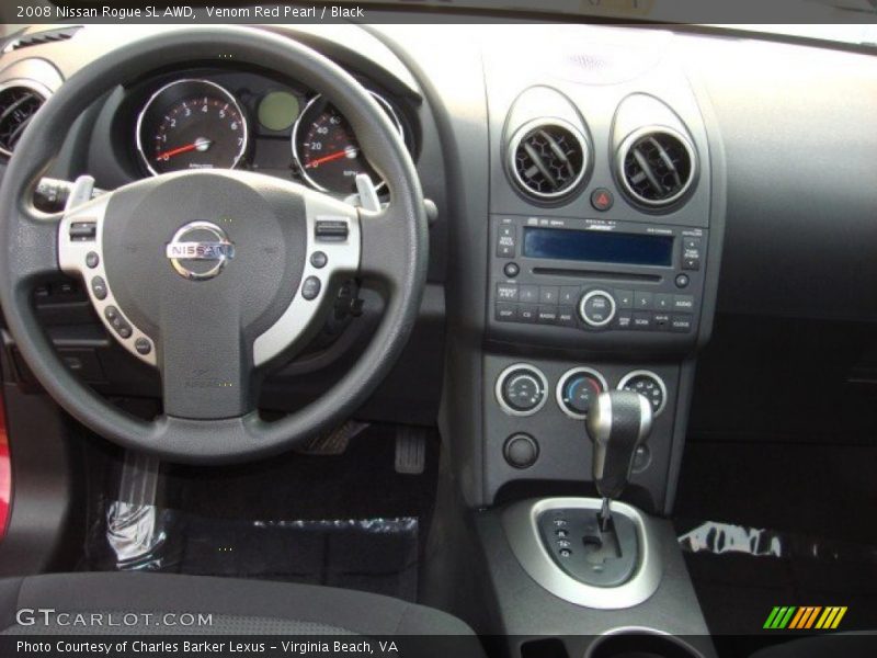 Venom Red Pearl / Black 2008 Nissan Rogue SL AWD