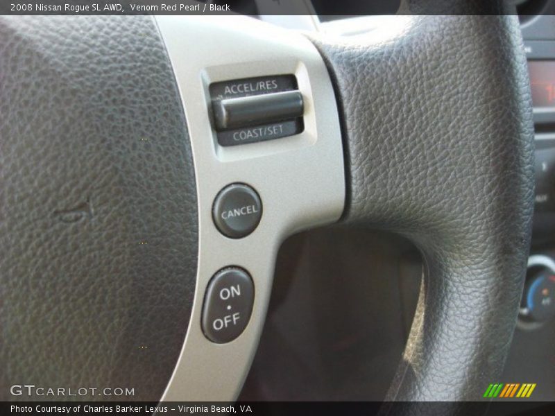 Venom Red Pearl / Black 2008 Nissan Rogue SL AWD