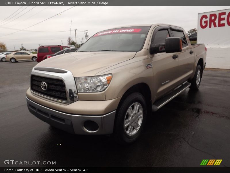 Desert Sand Mica / Beige 2007 Toyota Tundra SR5 CrewMax